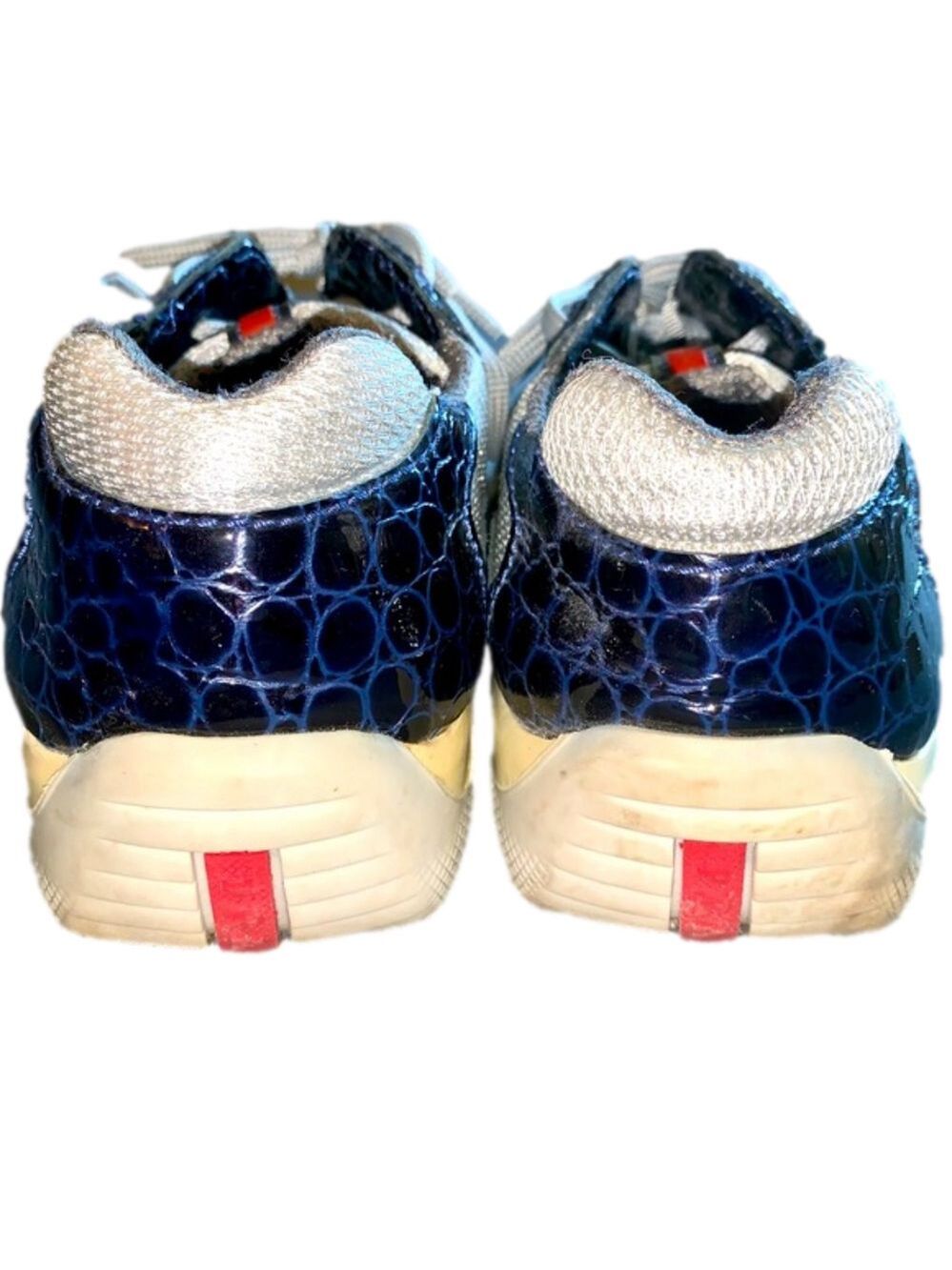 PRADA Alligator Print America Cup Sneakers - Picture 7 of 15